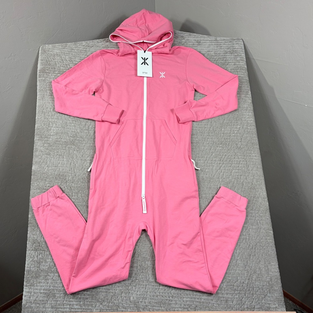 OnePiece Original Jumpsuit Pink Confetti Hooded Loungewear P-BS17003-XS NWT
